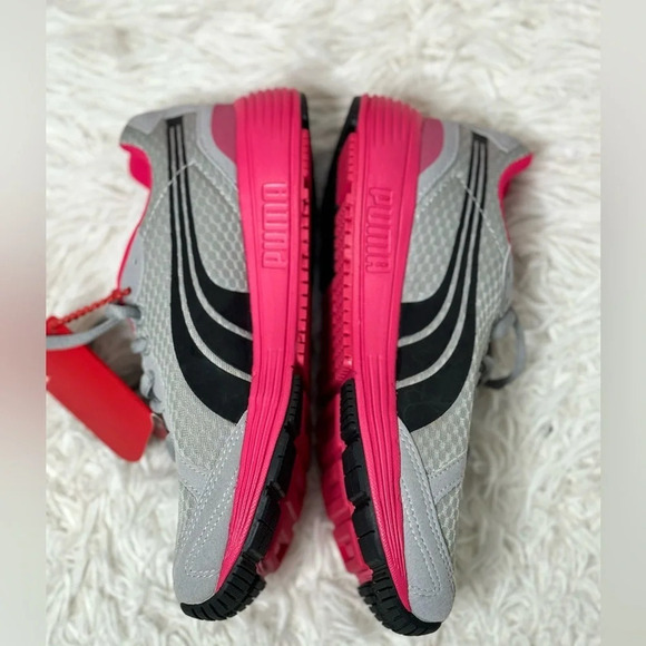 PUMA sneaker Descendant jr, Lifestyle Kindergarten fit, NWT, grey pink, size 3 - Picture 9 of 14